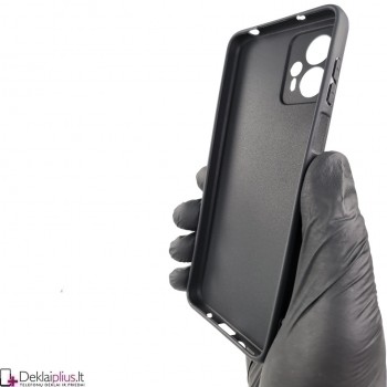 Silikoninis ploniausias dėklas - juodas (Motorola Moto G13/G23)